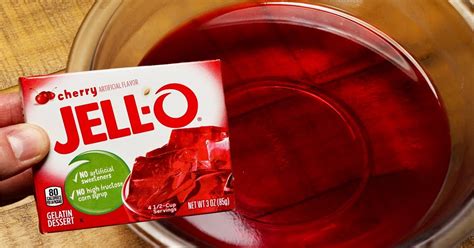 How many sugar are in cherry jell-o cup - calories, carbs, nutrition