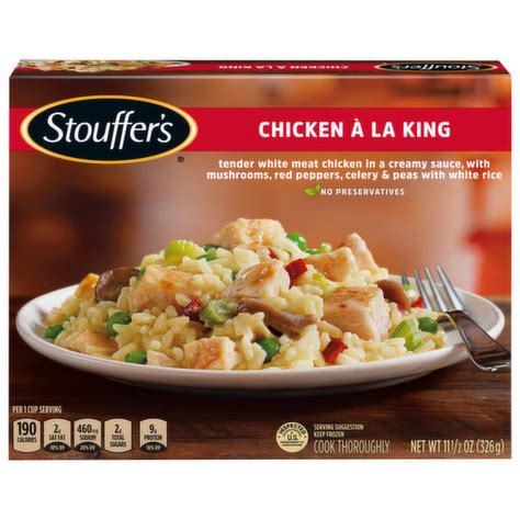 How many sugar are in chicken a la king 4 oz spoodle - calories, carbs, nutrition