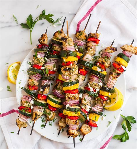 How many sugar are in chicken and summer vegetable kabobs - calories, carbs, nutrition