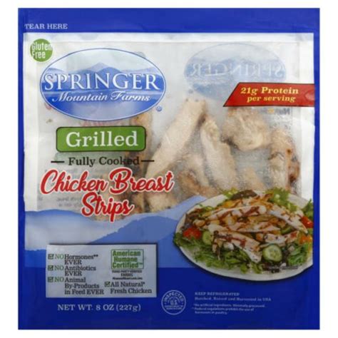 How many sugar are in chicken breast strips - grilled - calories, carbs, nutrition