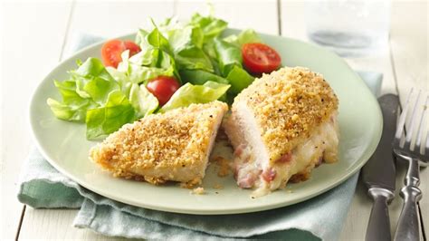 How many sugar are in chicken breasts cordon bleu - calories, carbs, nutrition