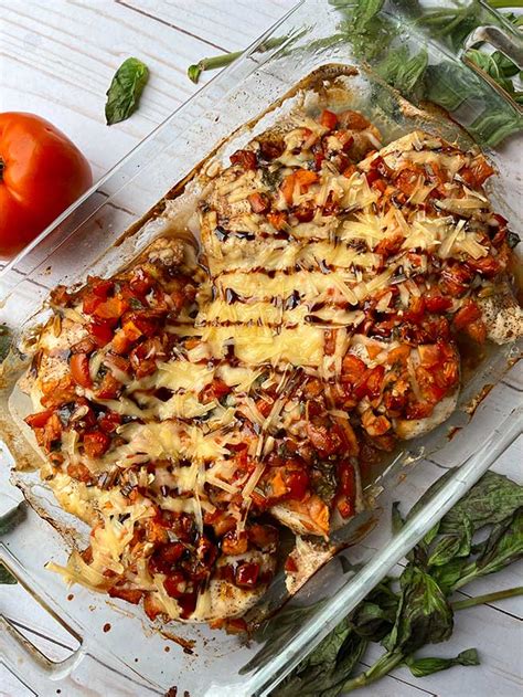How many sugar are in chicken bruschetta knife & fork sand - calories, carbs, nutrition