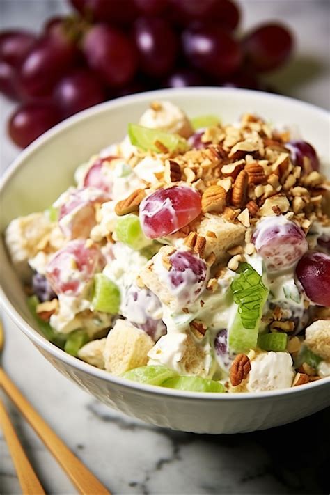 How many sugar are in chicken grape amandine salad - calories, carbs, nutrition