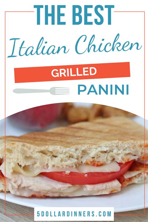 How many sugar are in chicken italiano panini - calories, carbs, nutrition