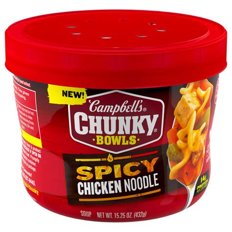 How many sugar are in chicken noodle chunky soup - calories, carbs, nutrition