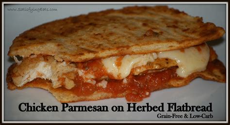 How many sugar are in chicken parmesan flatbread melt - calories, carbs, nutrition