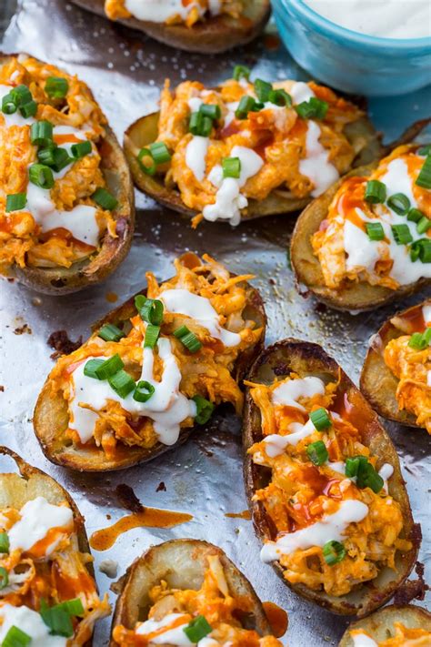 How many sugar are in chicken potato skins small - calories, carbs, nutrition