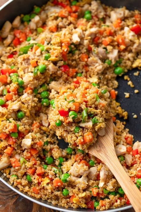 How many sugar are in chicken quinoa salad - calories, carbs, nutrition