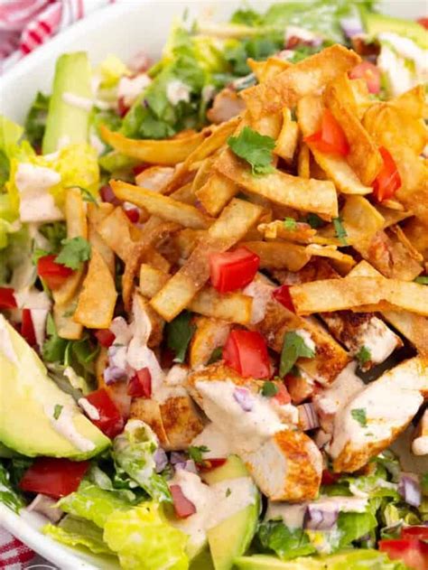 How many sugar are in chicken santa fe salad - calories, carbs, nutrition