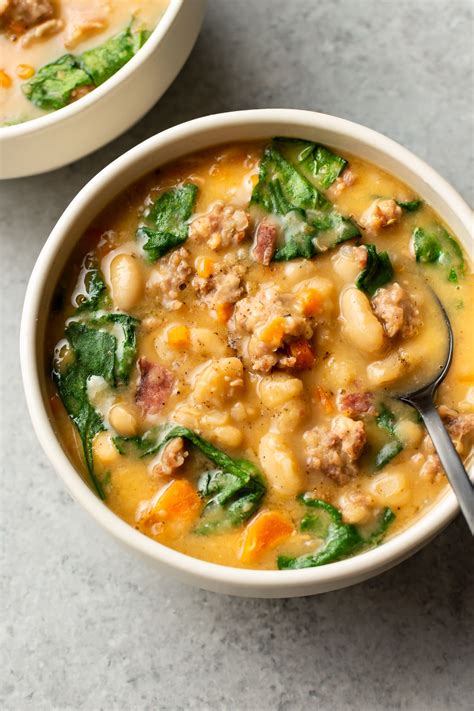 How many sugar are in chicken sausage white bean and kale soup - calories, carbs, nutrition