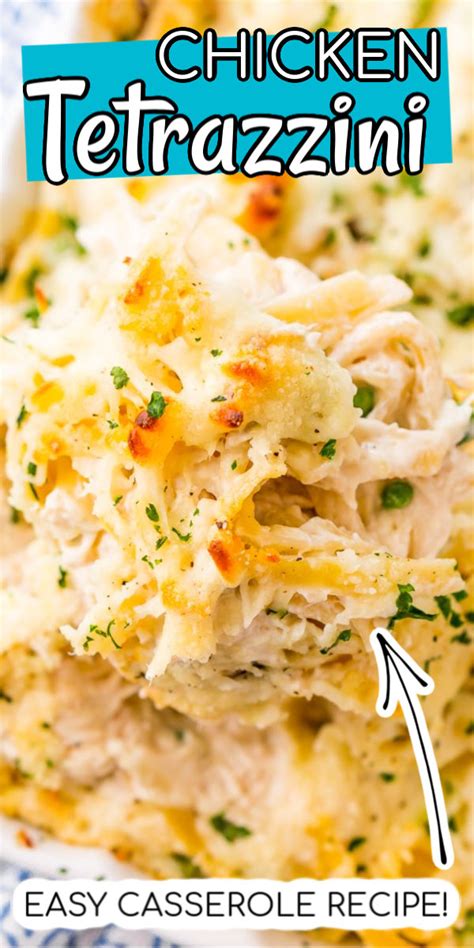 How many sugar are in chicken tetrazzini casserette - calories, carbs, nutrition