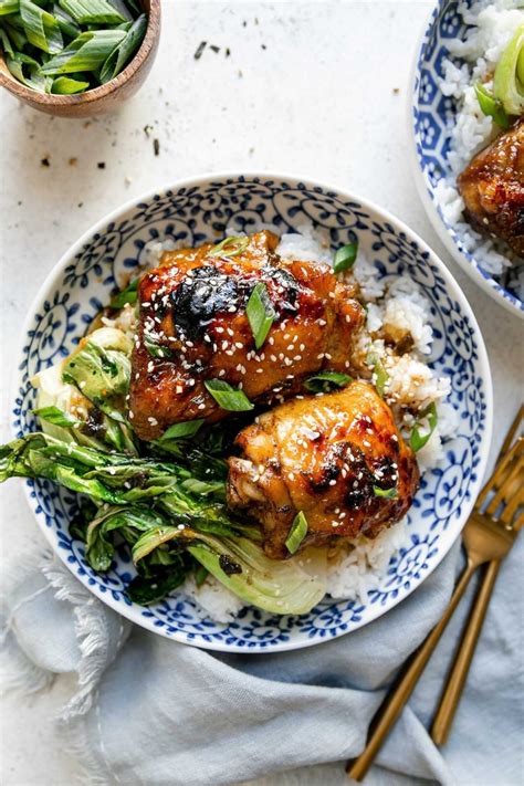 How many sugar are in chicken thigh shoyu scallion - calories, carbs, nutrition