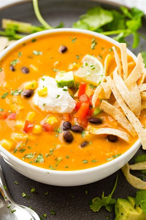 How many sugar are in chicken tortilla soup large - calories, carbs, nutrition