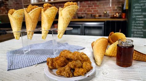 How many sugar are in chicken waffle cones - calories, carbs, nutrition