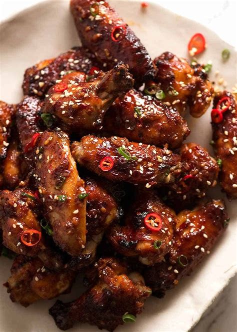 How many sugar are in chicken wings asian 5 ea - calories, carbs, nutrition