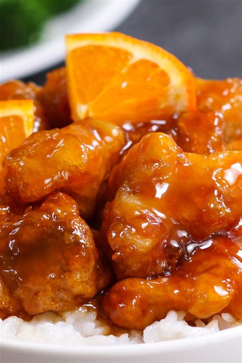 How many sugar are in chicken with orange sauce - calories, carbs, nutrition