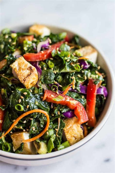 How many sugar are in chili miso chicken tofu salad - calories, carbs, nutrition