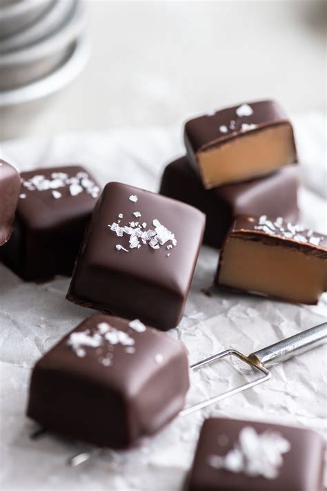 How many sugar are in chocolate covered sea salt butterscotch caramels - calories, carbs, nutrition