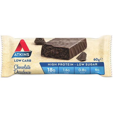 How many sugar are in chocolate decadence protein bar - calories, carbs, nutrition