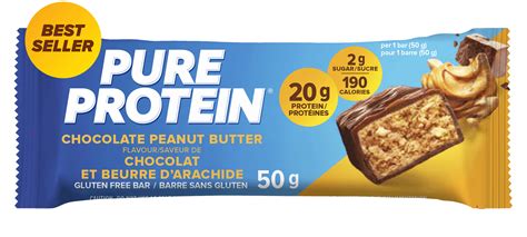 How many sugar are in chocolate peanut butter protein bar - calories, carbs, nutrition