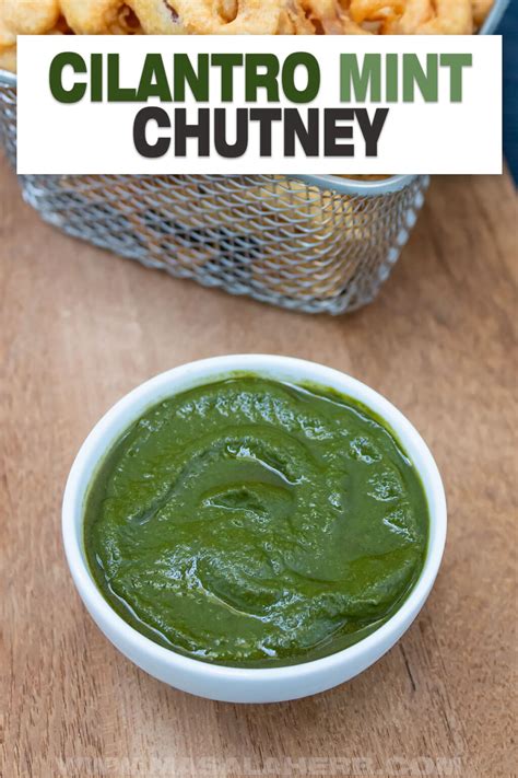How many sugar are in cilantro mint chutney - calories, carbs, nutrition