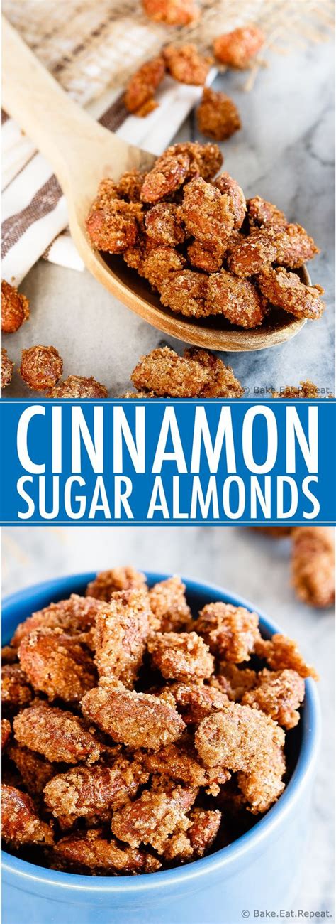 How many sugar are in cinnamon almonds - calories, carbs, nutrition