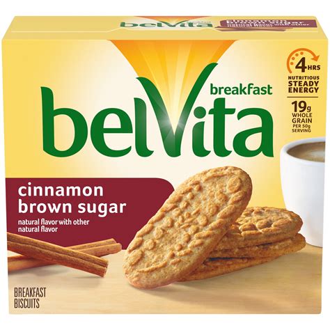 How many sugar are in cinnamon brown sugar breakfast biscuits - calories, carbs, nutrition