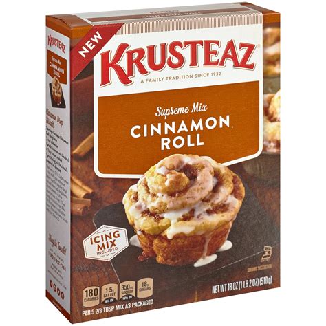 How many sugar are in cinnamon roll supreme - calories, carbs, nutrition