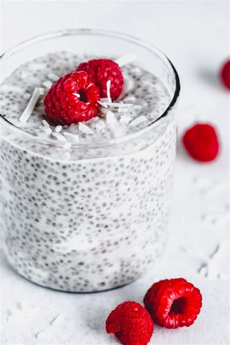 How many sugar are in coconut chia pudding - calories, carbs, nutrition