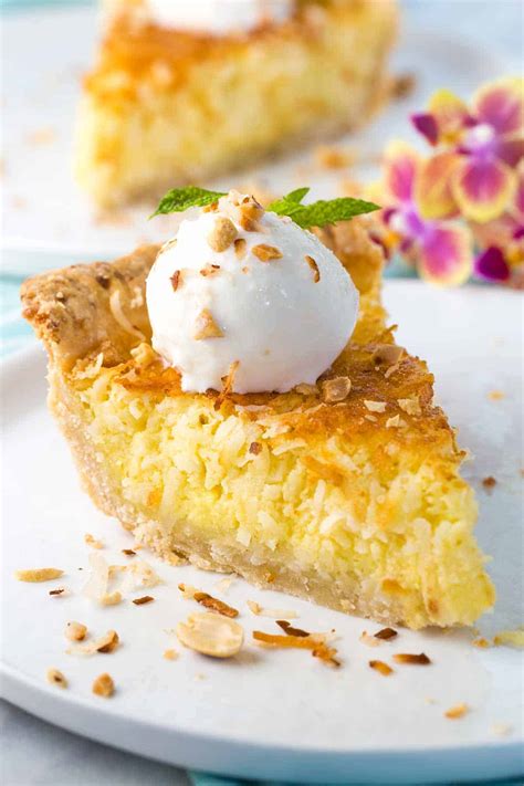 How many sugar are in coconut custard cream pie - calories, carbs, nutrition