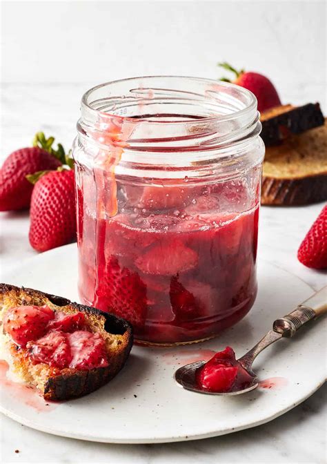 How many sugar are in compote strawberry 2 oz - calories, carbs, nutrition