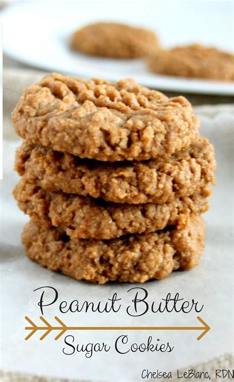 How many sugar are in cookies, peanut butter, prepared from recipe - calories, carbs, nutrition