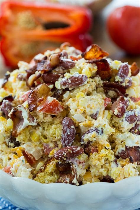 How many sugar are in cornbread salad - calories, carbs, nutrition