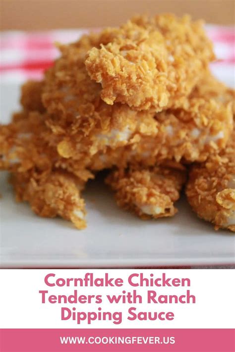 How many sugar are in cornflake chicken dippers with ranch - calories, carbs, nutrition