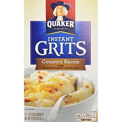 How many sugar are in country bacon grits - calories, carbs, nutrition