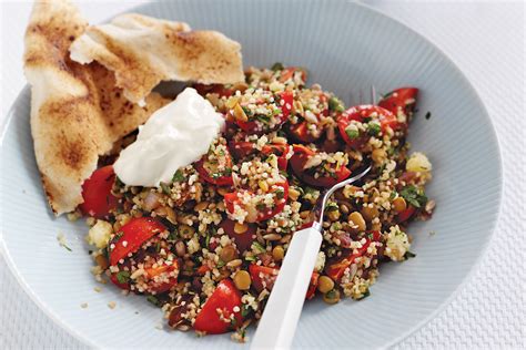 How many sugar are in couscous lentil salad (9542.0) - calories, carbs, nutrition