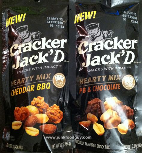 How many sugar are in cracker jack'd hearty mix pb & chocolate - calories, carbs, nutrition