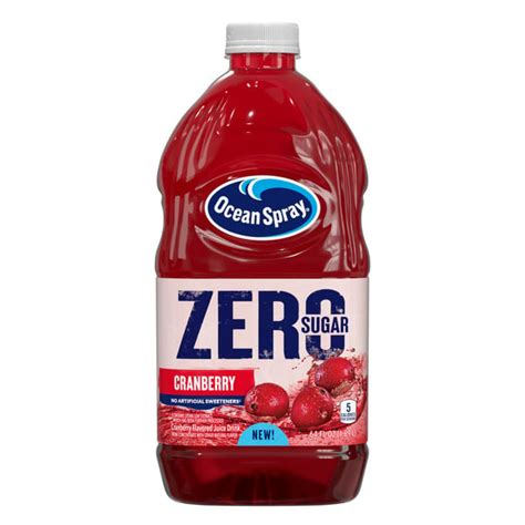 How many sugar are in cranberry juice cocktail in can - calories, carbs, nutrition