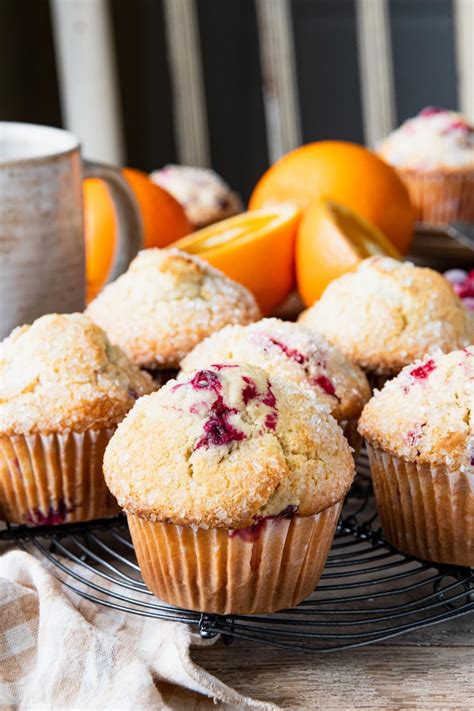 How many sugar are in cranberry orange muffins - calories, carbs, nutrition