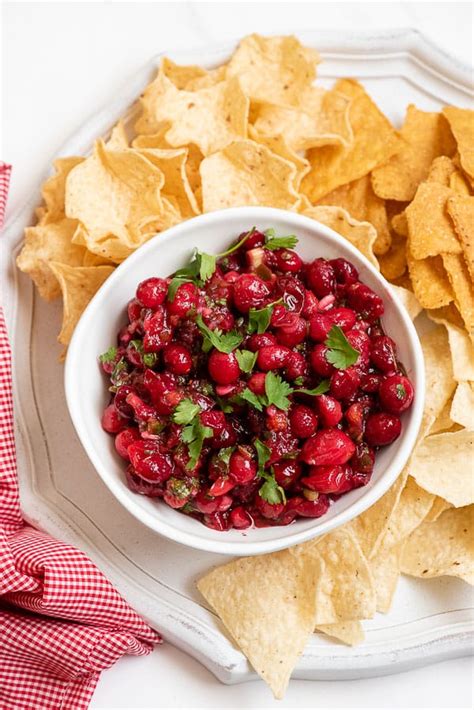 How many sugar are in cranberry salsa - calories, carbs, nutrition