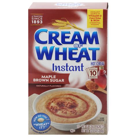 How many sugar are in cream of wheat - calories, carbs, nutrition