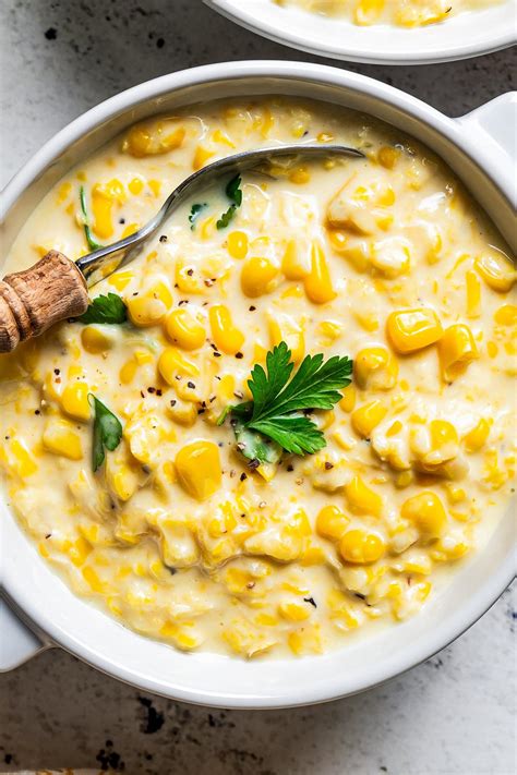 How many sugar are in creamed corn - calories, carbs, nutrition