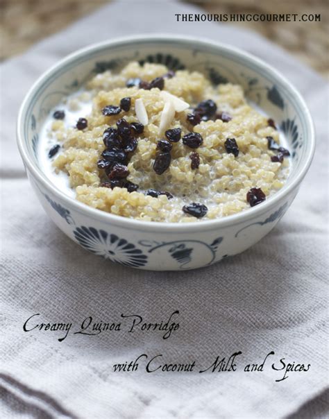 How many sugar are in creamy quinoa - calories, carbs, nutrition