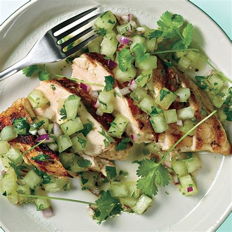 How many sugar are in creole bbq chicken with honeydew salsa - calories, carbs, nutrition