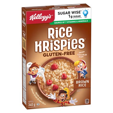 How many sugar are in crispy brown rice cereal - calories, carbs, nutrition