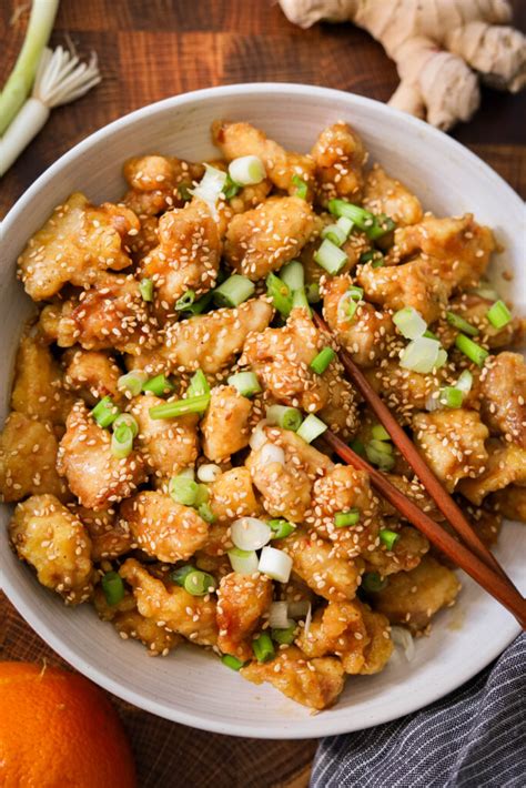 How many sugar are in crispy orange chicken - calories, carbs, nutrition