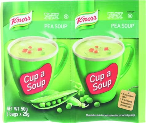 How many sugar are in cup-a-soup - green pea, mix, dry - calories, carbs, nutrition
