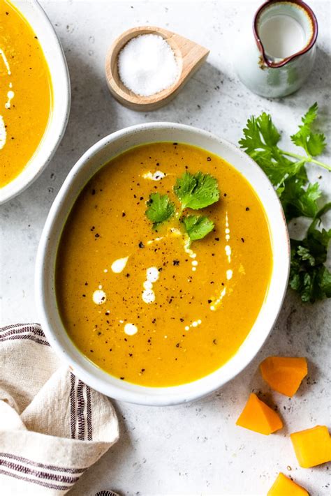 How many sugar are in curried butternut squash soup - calories, carbs, nutrition