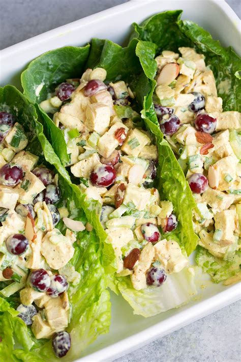 How many sugar are in curried chicken salad with raisins - calories, carbs, nutrition