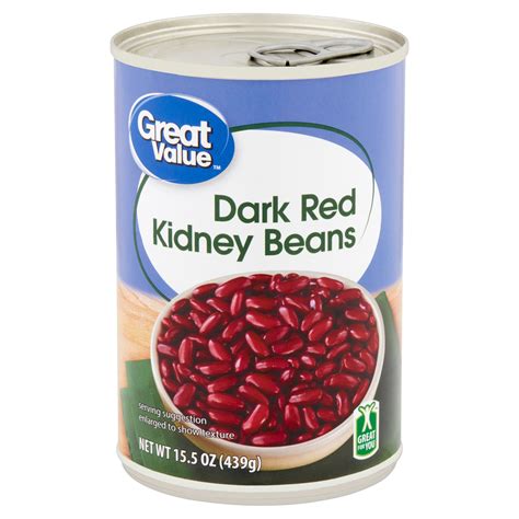 How many sugar are in dark red kidney beans (63338.5) - calories, carbs, nutrition